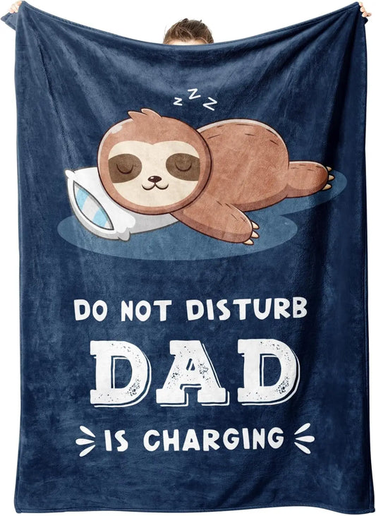 Dad Sloth Blanket