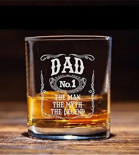 Dad Whiskey Glass